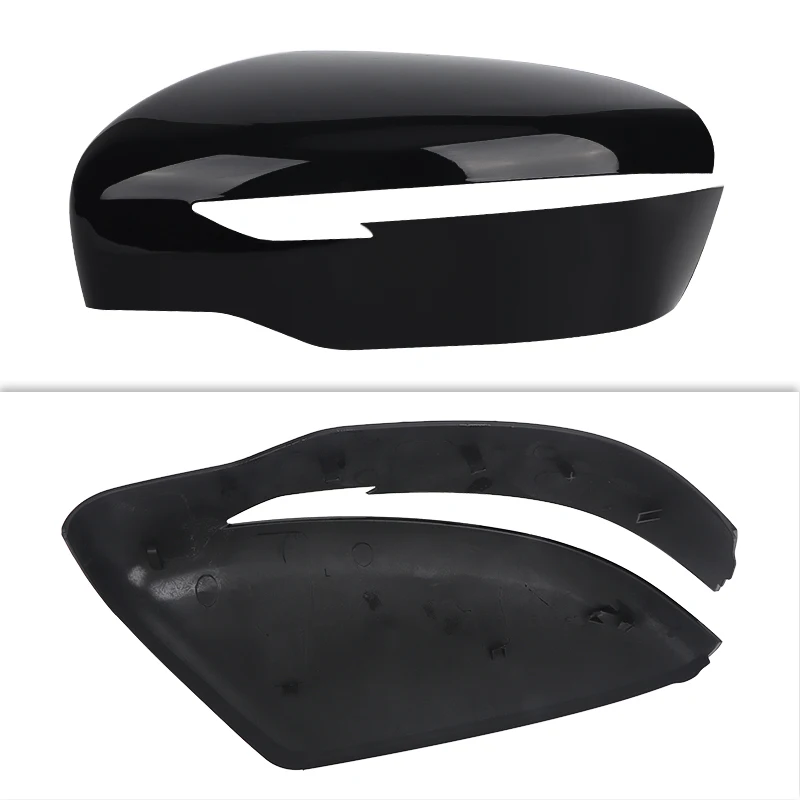 닛산 Qashqai 2015-2019 Murano Rogue Pathfinder 가열식 백미러 유리 교체용 사이드 백미러 커버 캡