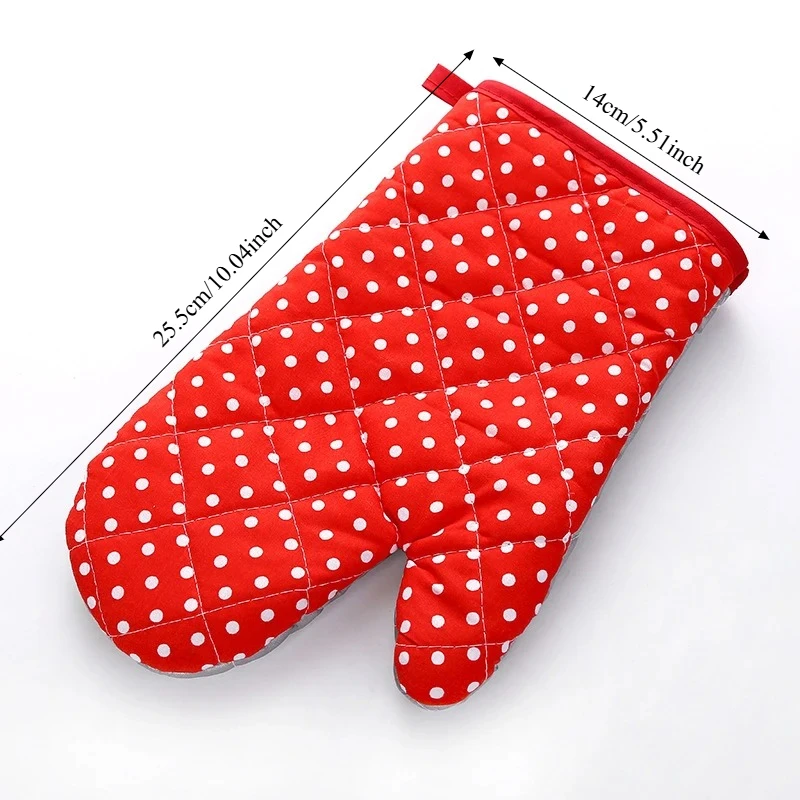 Household Thickened Microwave Oven Oven Insulated Gloves Creative Kitchen Non-Slip Heat-Resistant Anti-Scald Baking Gloves