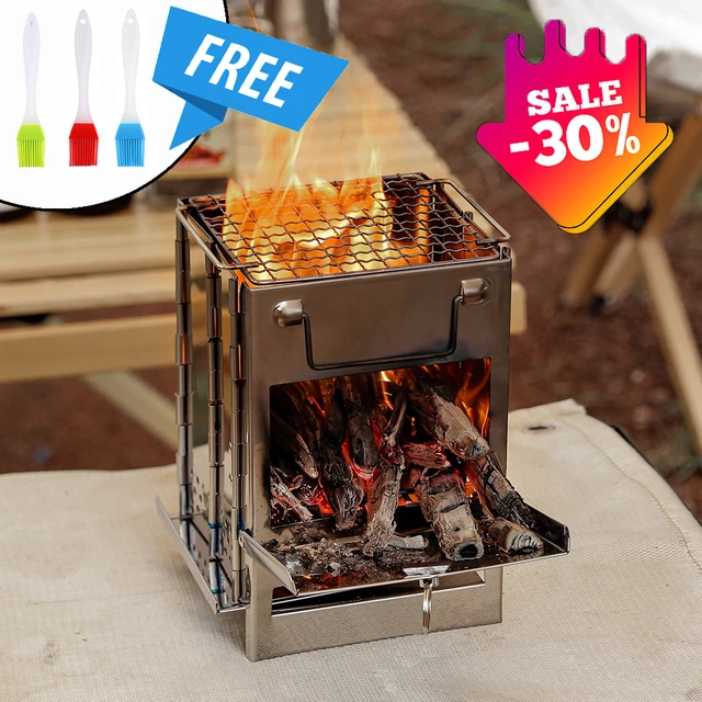 Bbq Charcoal Grill, Folding Portable Lightweight Small Barbecue Grill Tools  For Outdoor Grilling Cooking Camping Picnics Party - Bbq Tools - AliExpress