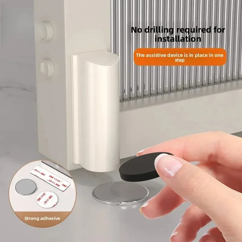 Concealed Magnetic Door Stopper & Wall Protector