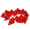 Bescon Standard Sized Transparent Red D4 Dice 20pcs Healing Potion Bottle, 20pcs D4 Health Potion Dungeons and Dragons Accessory 5