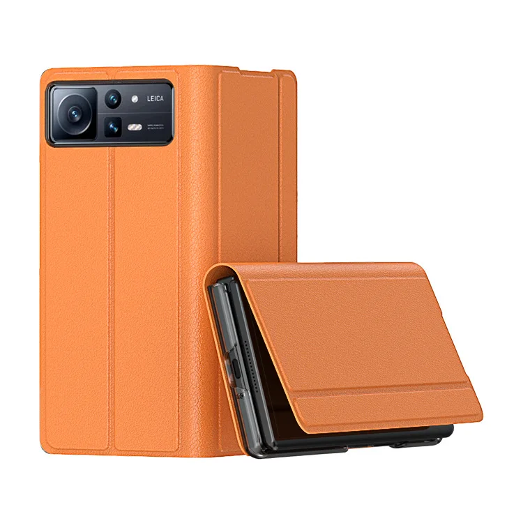 Ultra-Thin Sleep Mode Leather Case - Fashionable Anti-Knock Stand Cover