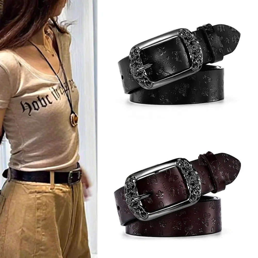 Alloy Pin Buckle Waist Belt for Women