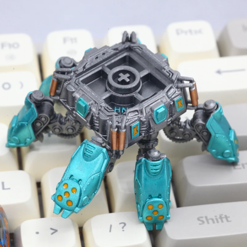 Echome Mecha Keycap Display Stand 3d Resin Anime Keyboard Cap Armazenamento Personalizado para Decoração de Desktop Gamer Gift - Imagem 3