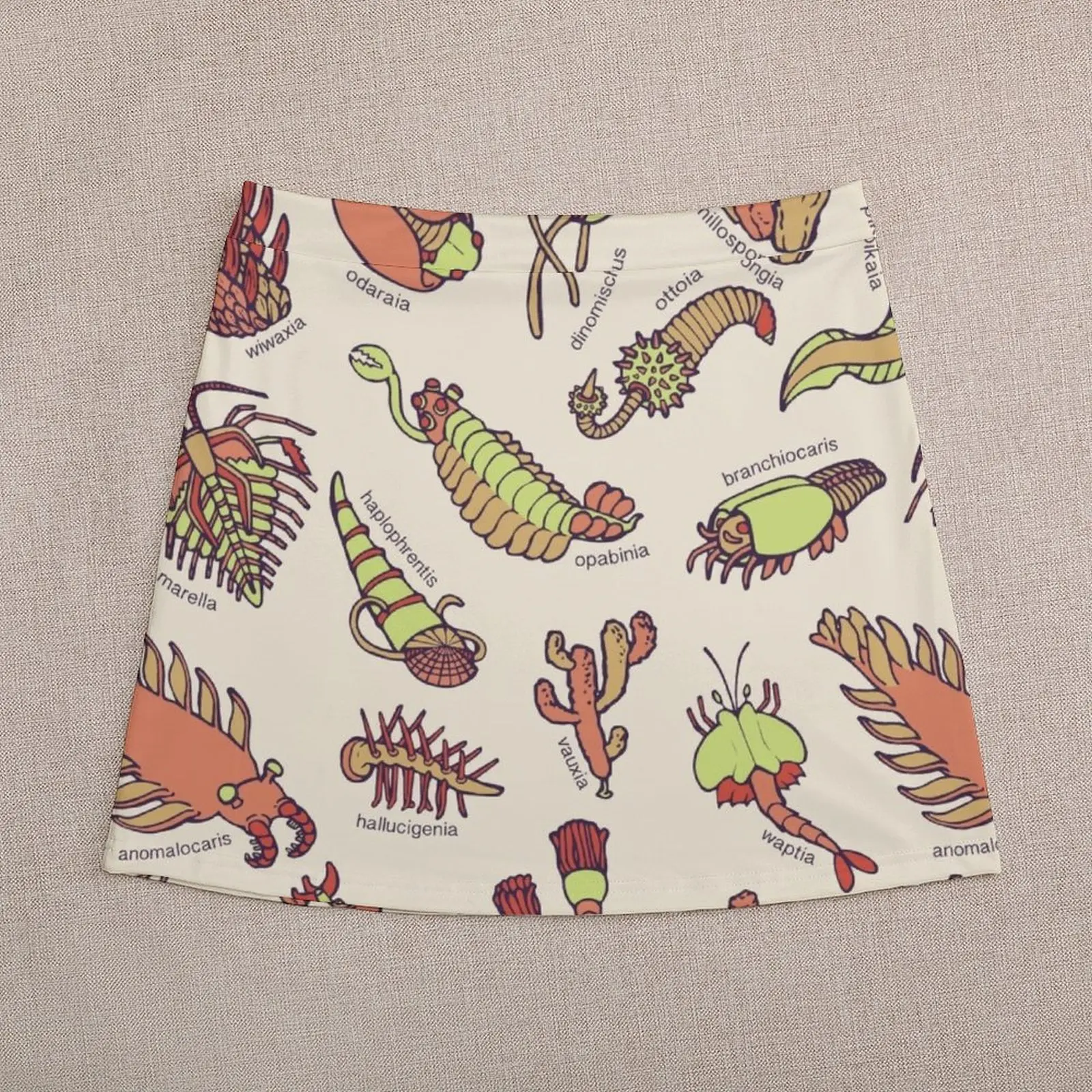 Cambrian Critters Mini Skirt School uniform Women skirt