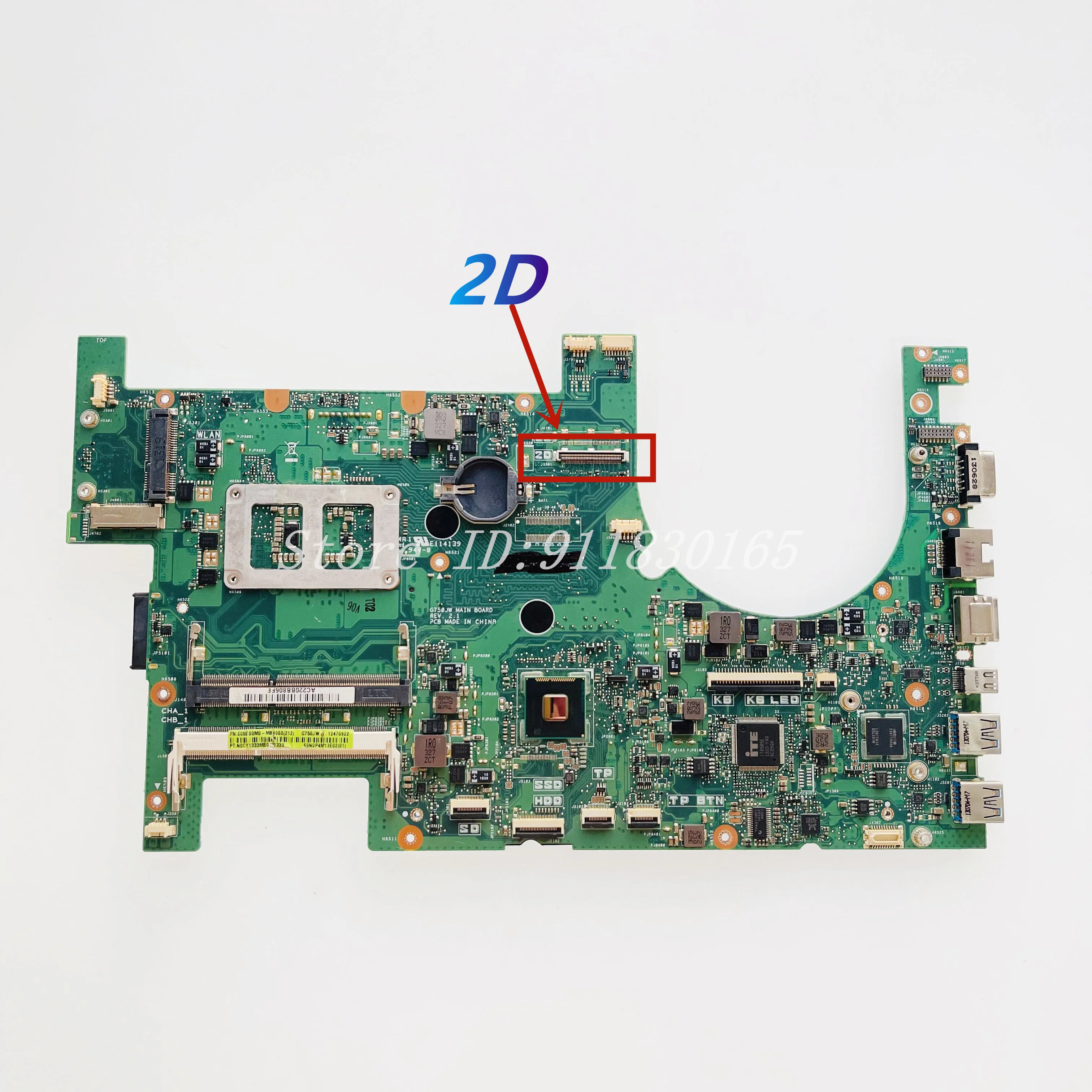 CARTE MÈRE ASUS G750JS i7-4700HQ 60NB04M0-MB1130