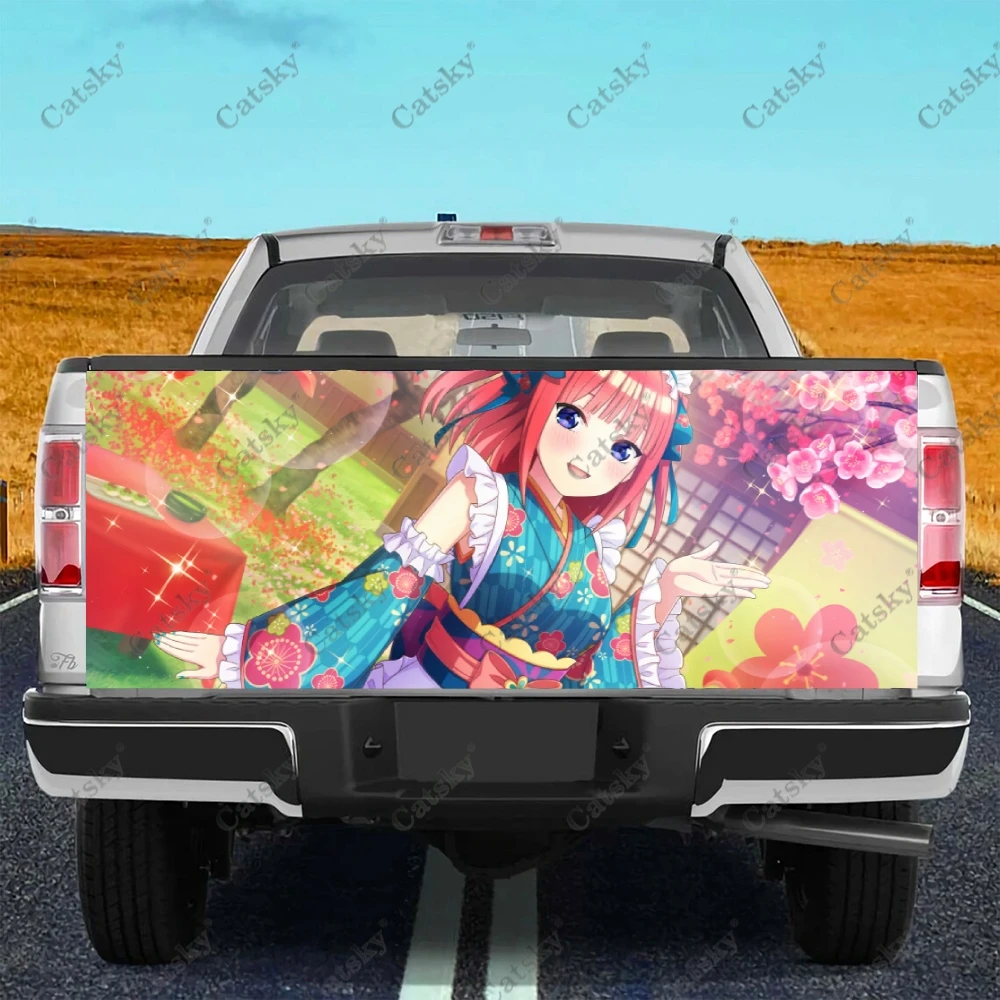 

Аниме девушка Nino Nakano автомобильные наклейки грузовик модификация заднего хвоста картина подходит для грузовика боль упаковка аксессуары наклейки