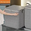 1Pc Futon Storage Bag Non-Woven Fabrics Transparent Visual Window for Quilt Storage Household Items Storage Bag 2