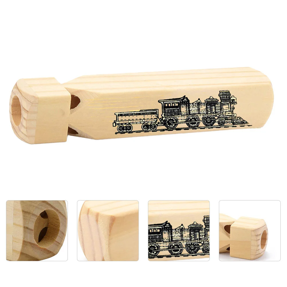 

Train Whistle for Toddler Party Favor Toy Trains Kids Wood Toys Whistles Gift Idea