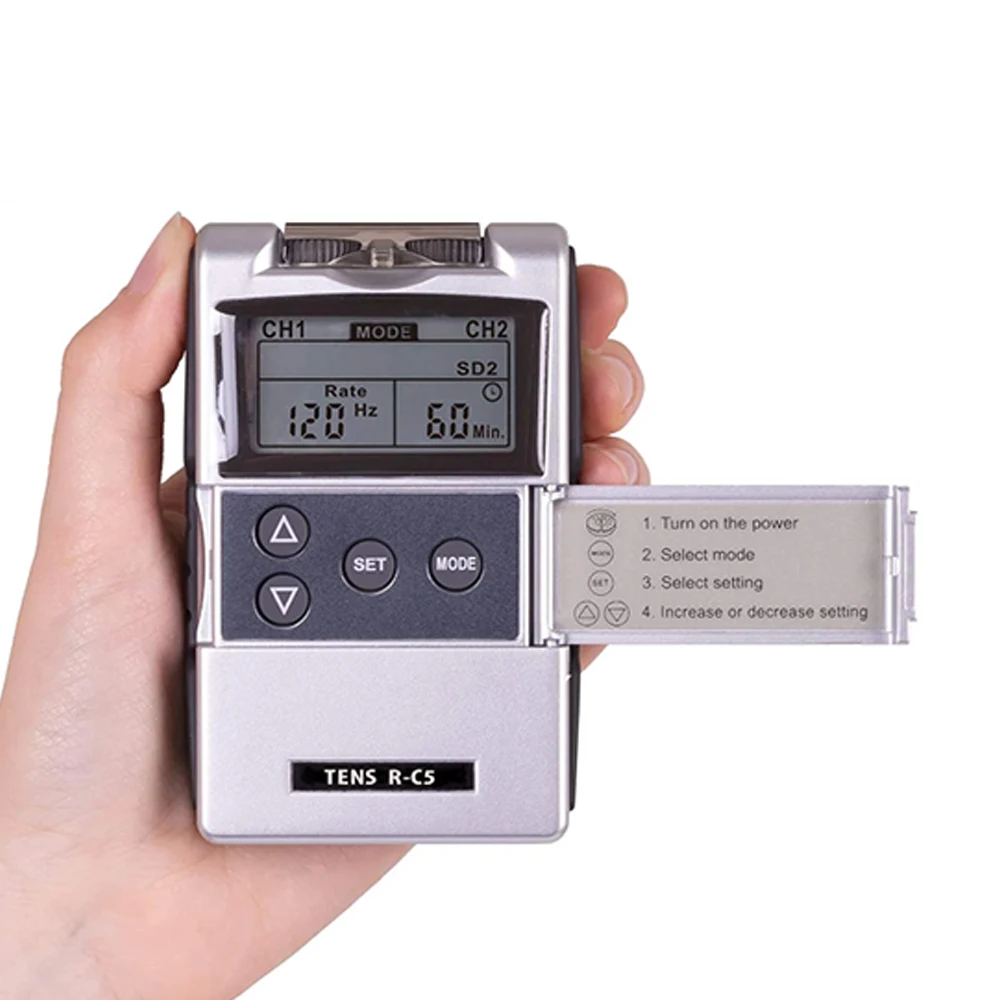 Household Plus Massager 7000 Digital TENS Unit For Pain Relief Electric Physical Muscle Therapy Device Ems Tens Pulse Instrument 6