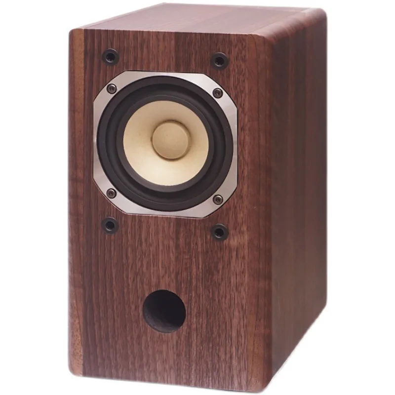 New toxic human voice hifi fever level 4-inch full frequency speaker wooden passive sound desktop machine bookshelf speaker