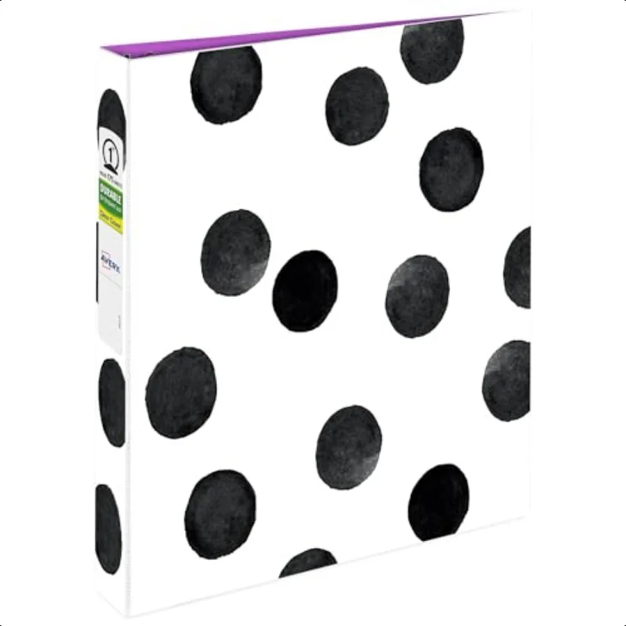 Durable 3 Ring Binder with Round Rings