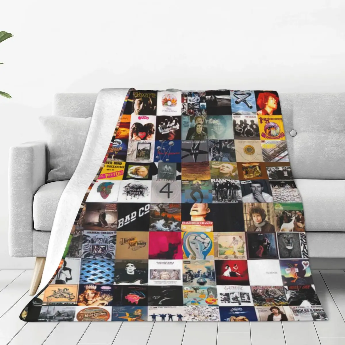 

Greatest Rock Albums Of All Time Flannel Fleece Blanket For Kids Teens Adults Soft Cozy Warm Fuzzy