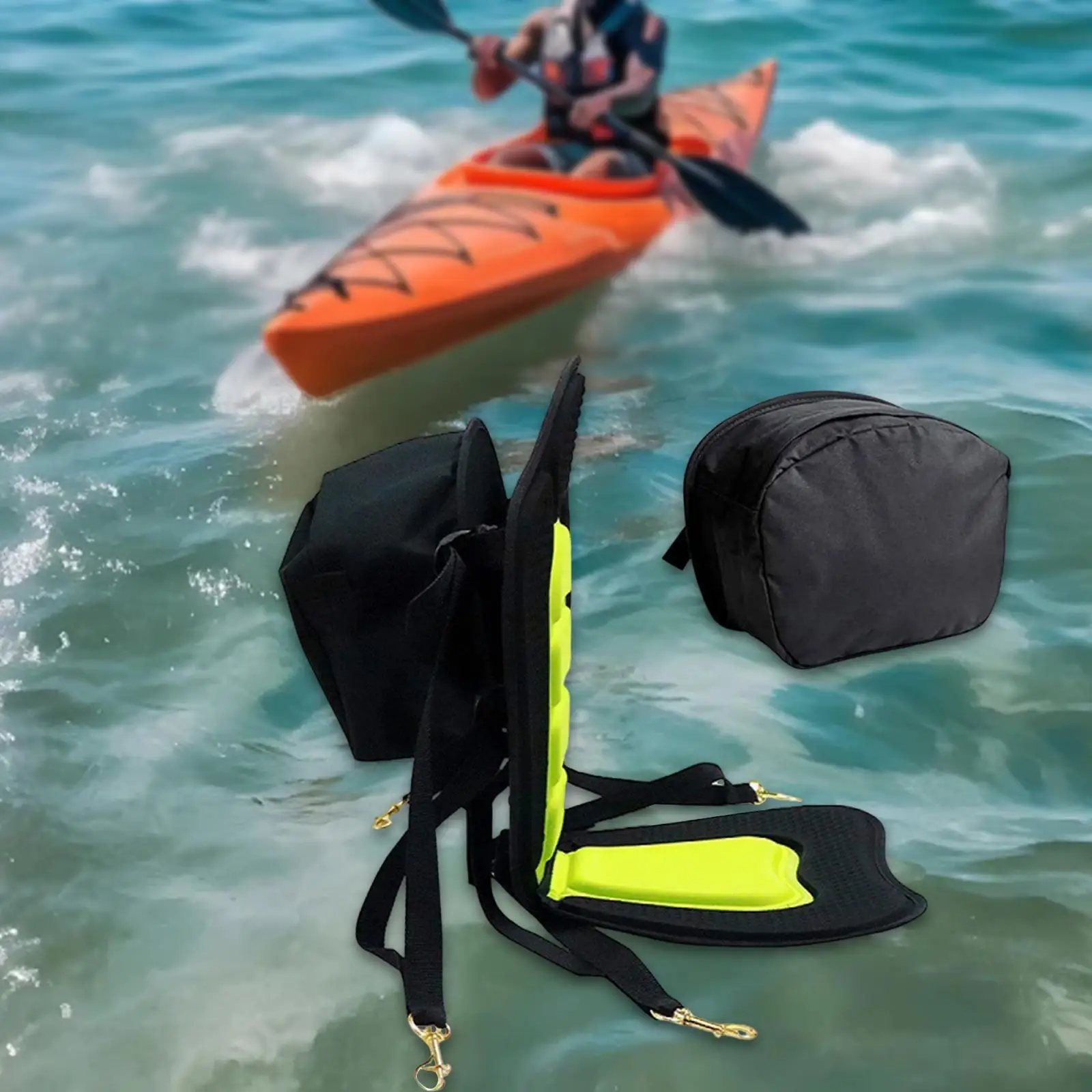 Kayak Seat Back Bag Water Resistant Detachable Portable Oxford Cloth Practical Elegant Pouch Organizer for Canoe Fishing Boat Kayak Seat Back Bag Water Resistant Detachable Portable Oxford Cloth Practical Elegant Pouch Organizer for Canoe Fishing Boat
