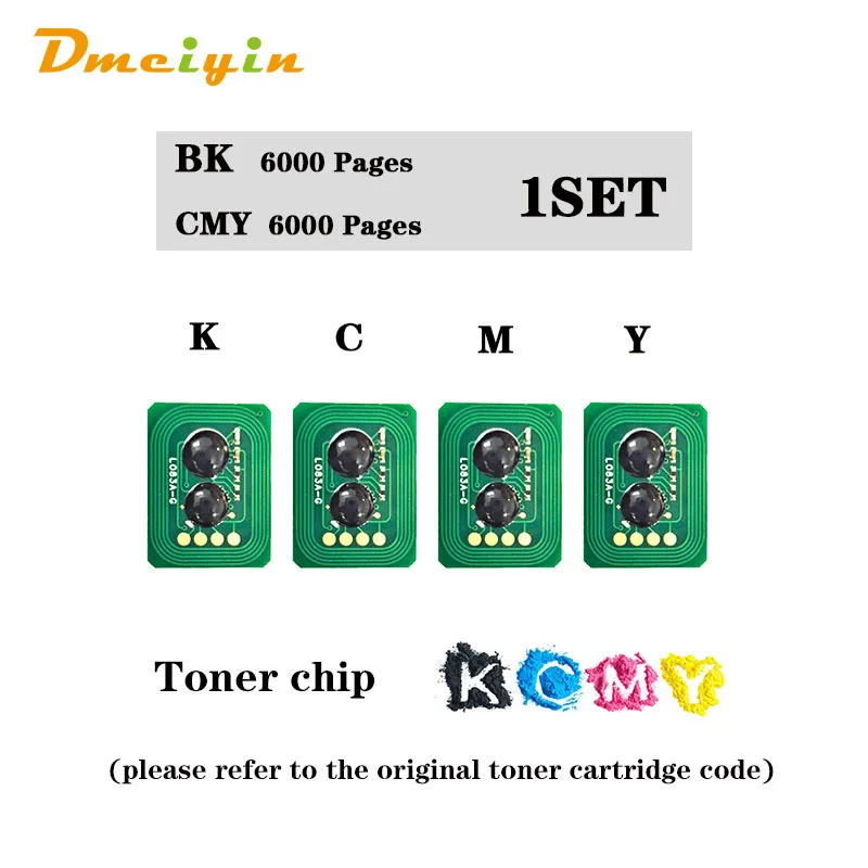 

Тонер-чип BK C M Y Color для OKI C8600/C8800 EUR версии 6K страниц