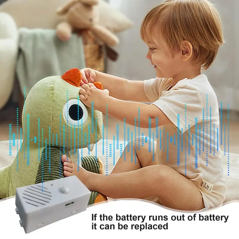 35 Seconds Stuffed Bear Voice Box Voice Recorder Device Creative DIY Custom Message for Stuffed Animal Plush Toy Baby Dolls 3