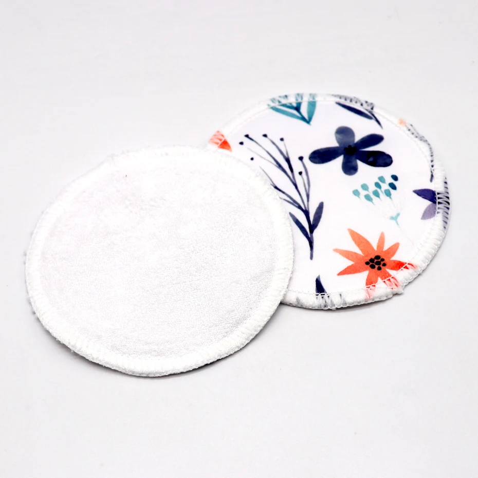 Breast Pads Nursing Pads Reusable Breastfeeding Pad Makeup Remover Pad Waterproof Super Absorbency Stay Dry Ultra Soft Washable 3