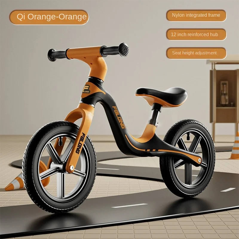 Cooya New-Pedalless Scooter for Children, Baby Bicycle, Self Balance Bike, 3-6 Years Old, 12 in, Kindergarten, New