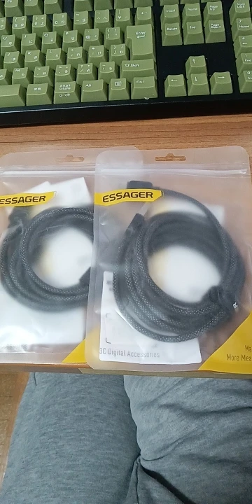 Essager 7A 100W USB Type C Cable For Huawei Honor 88W PD Fast Charging Charger USB A Data Cord Cable For Xiaomi Oneplus Samsung photo review