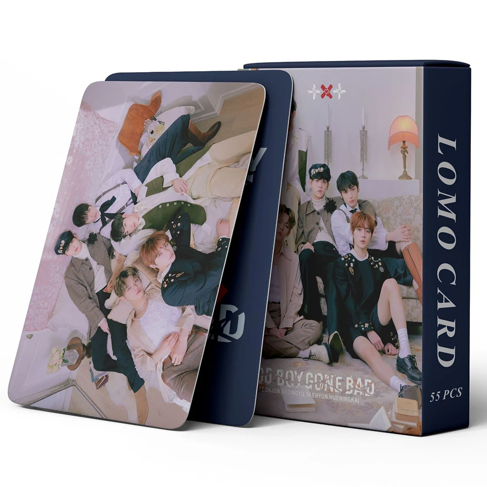 54pcs/box KPOP TXT Group The Chaos Chapter: FIGHT OR ESCAPE Photo Lomo Card Photocards Photo Poster fan gift