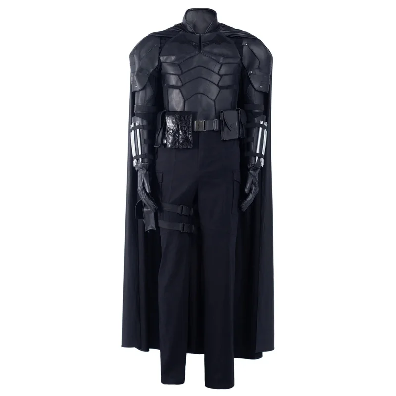 

Bruce Cosplay Wayne Costume Superhero Pants Cloak Outfits Man Halloween Party Role Play Clothes For Male Adult Fashion New