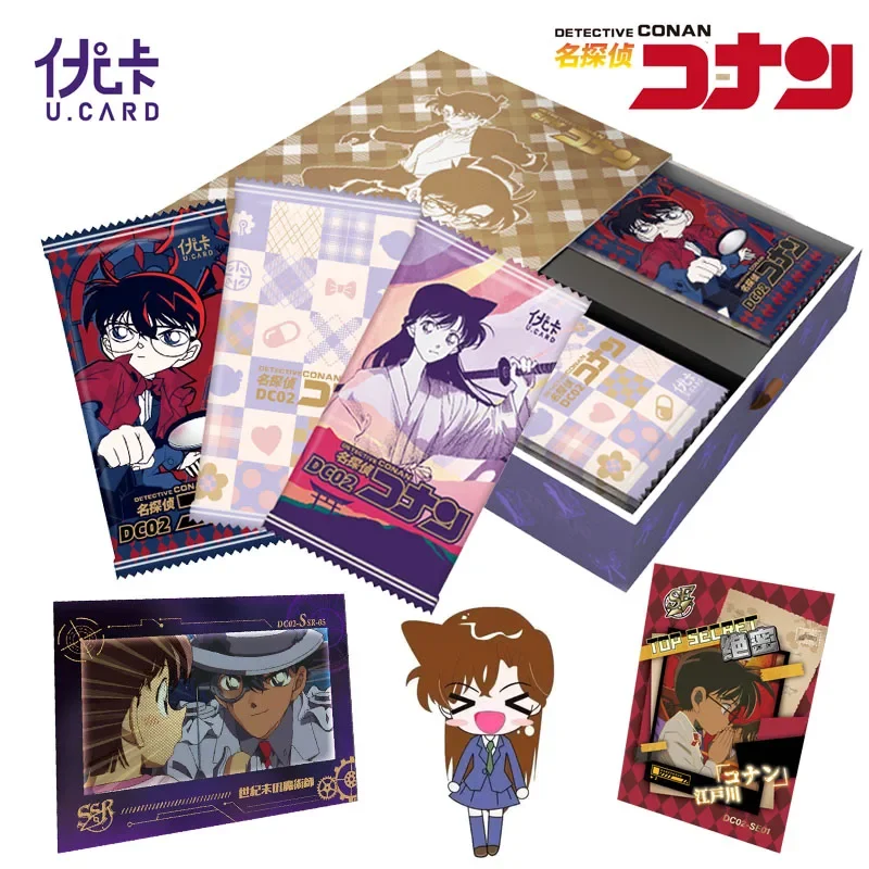 

Wholesale Detective Conan Cards Booster Box Anime Character Conan Mouri Ran Rare Limited Collection Card Toy Kids Birthday Gifts