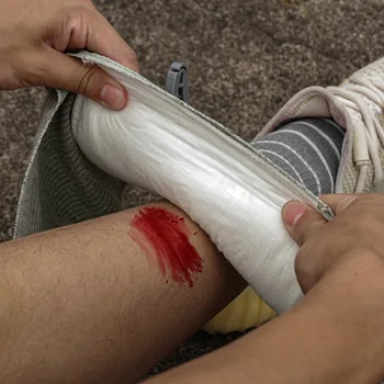 Dressing Medic Survive Israeli Wrap Wound Care Battle Trauma Rescue First Combat Bandage Emergent Urgent Gauze Compress Army Aid 5