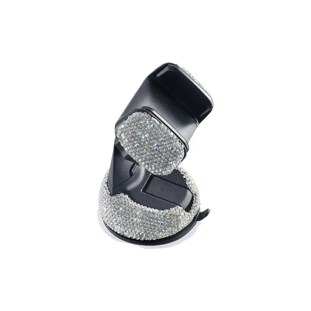 Air Vent Clip Windshield Phone Holder Bling Crystal Phone Holder Dashboard Mounts Crystal Phone Holder Crystal
