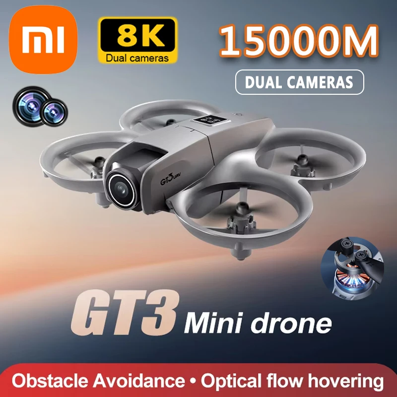 Xiaomi Drone Xiaomi Original GT3 Drone 8K 5G GPS Professional HD Aerial Photography Remote Control Aircraft HD Dual Camera Quadcopter Toy UAV