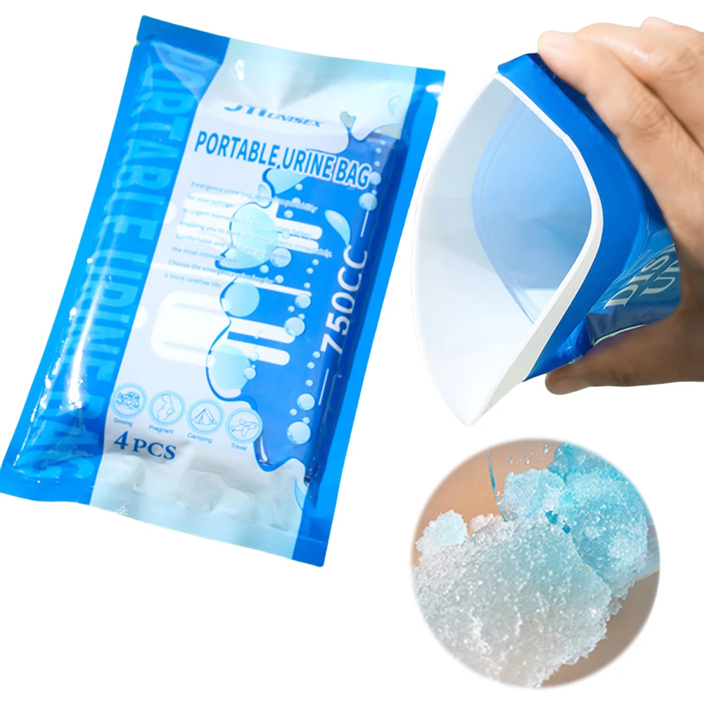Portable Leakproof Urinal Bags for Emergency Use