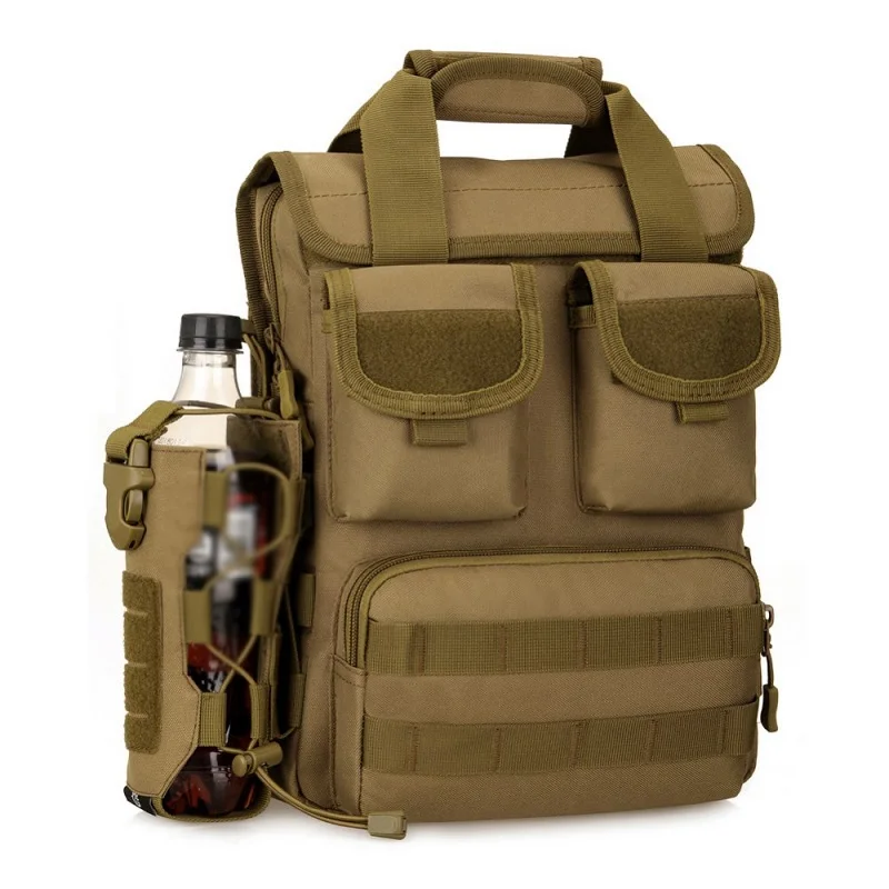 Tactical Climbing Mountaineering Hiking Camping Travel Molle Nylon Bag Water Bottle Holder Camping Equipment 2
