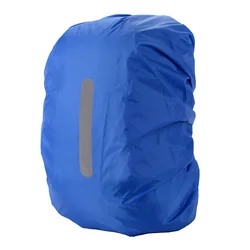 Waterproof Backpack Cover with Reflective Strips - Multi-Size & Color Options | Ultimate Rain Protection (Blue L(41L-55L))