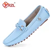YRZL Loafers Men Handmade PU Leather Loafers for Men Casual Driving Flats Shoes Comfortable Slip-on Moccasins Men Loafer Shoes