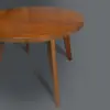 Hardwood Round Coffee Table - Hand-Wiped Sweet Oak 5