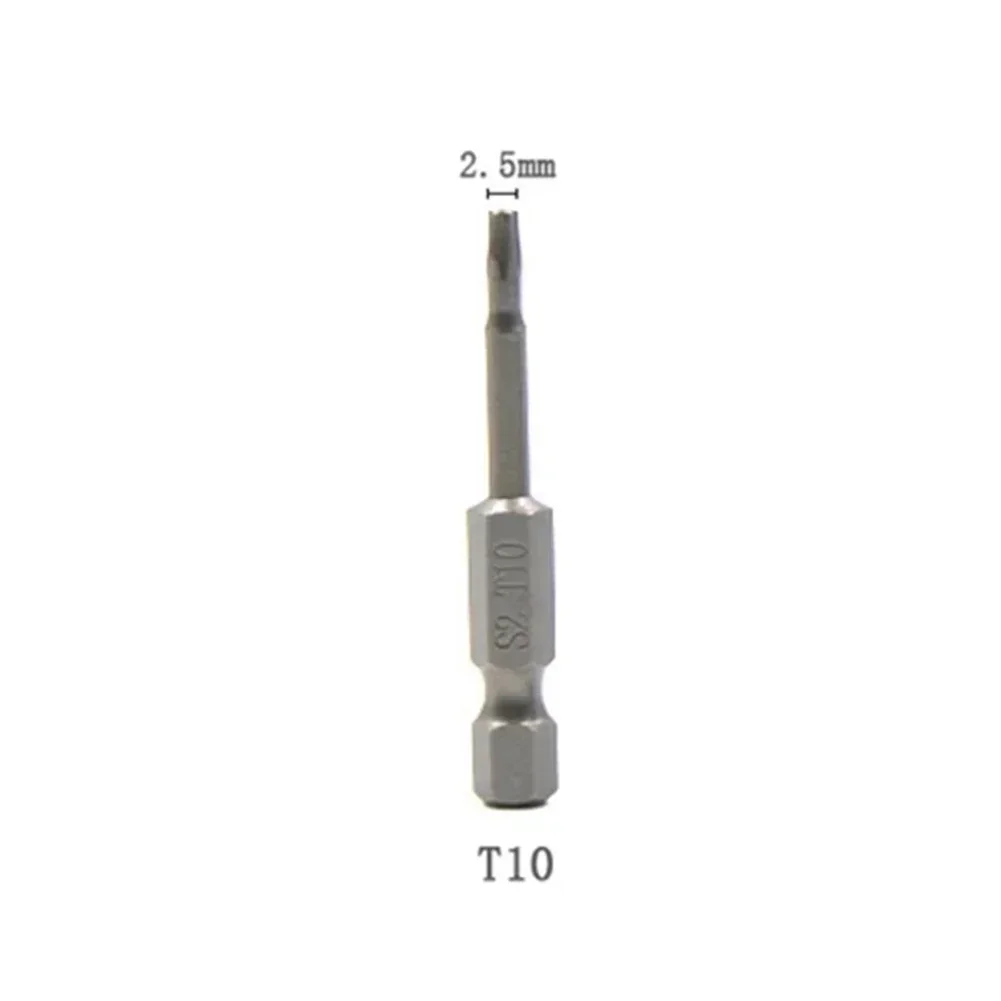 Sourcing Map T10 Torx-Bits, 50 Mm, Magnetisch, S2-Stahl – Für Schraubendreher & Bohrmaschinen