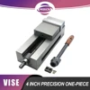 MHCN 4 Inch Precision One-Piece Vise Heavy-Duty Chuck Machine Tool Special Integrated Angle-Fixed Smooth for Milling Machine CNC 1