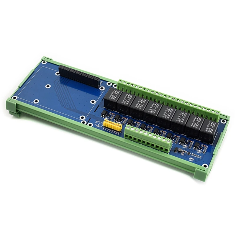 

1 Piece 8 Channel Relay Extention Board Blue PCB With Optocoupler Isolation For Raspberry Pi 5 4B 3B+ 3B Zero 2W