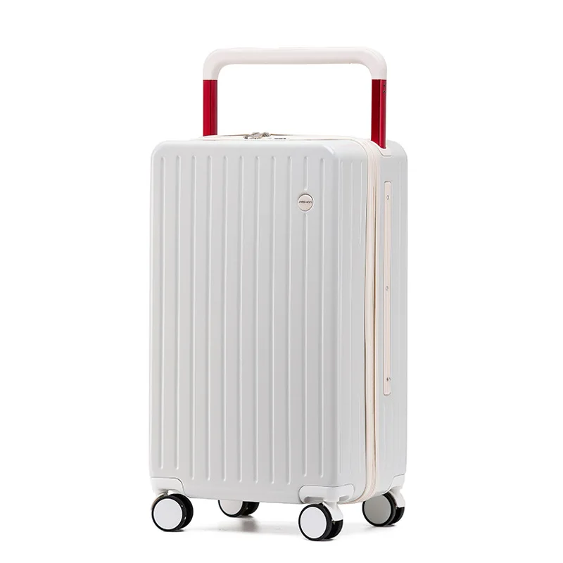 PLUENLI New Draw-Bar Luggage Wide Women's Password Suitcase Large Capacity Suitcase Universal Wheel Men's Trolley Case