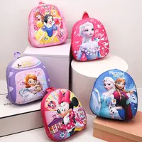 Disney Mickey Cartoon Children's Backpack Anime Frozen School Bag Spiderman Elsa Boy Girl Baby Backpack Cartoon Egg Shell Bags 2