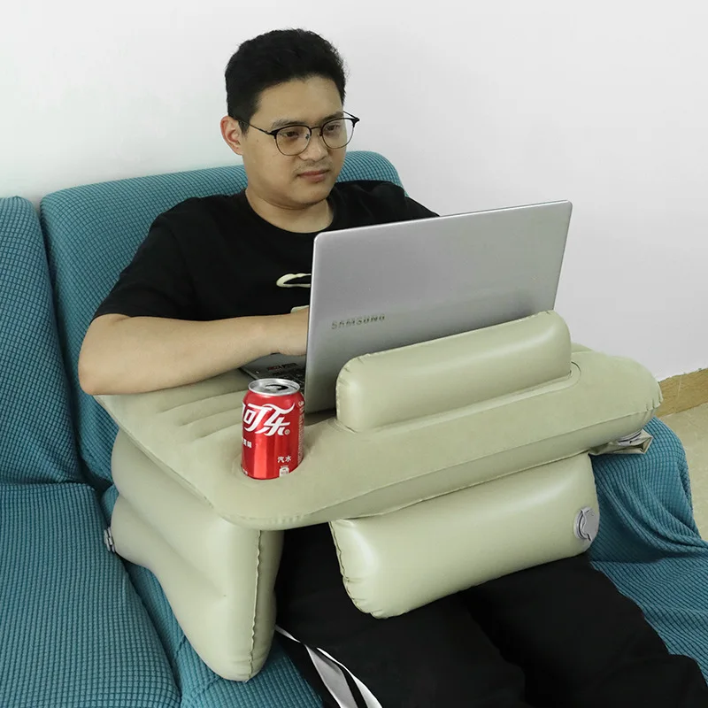 Car Inflatable Table Portable Foldable Table Car Outdoor Travel Portable Inflatable Laptop Computer Desk