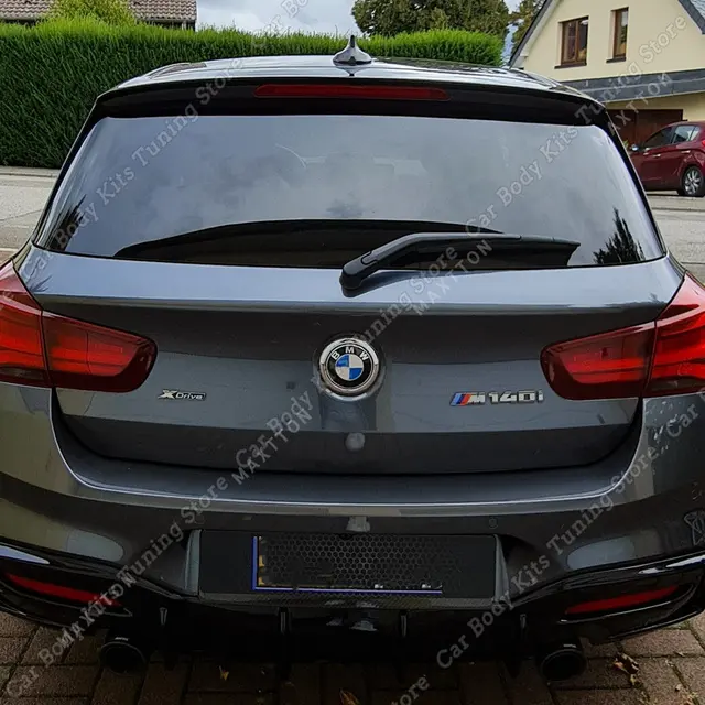 For BMW F20 F21 Rear Window Side Spoiler Car Rear Trunk Diffuser