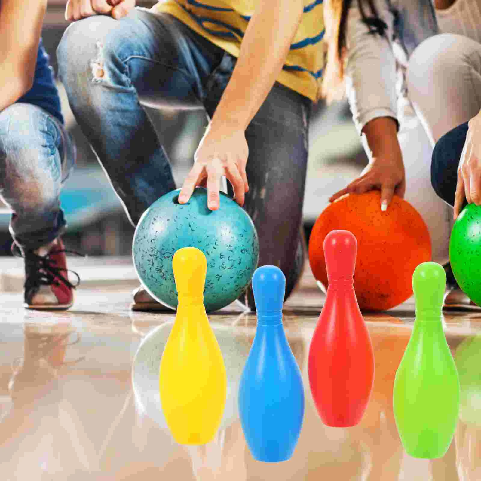 

Bowling Set Toys Includes and Balls Indoor and Outdoor Bowling Game for Kids Presents, Family Gathering