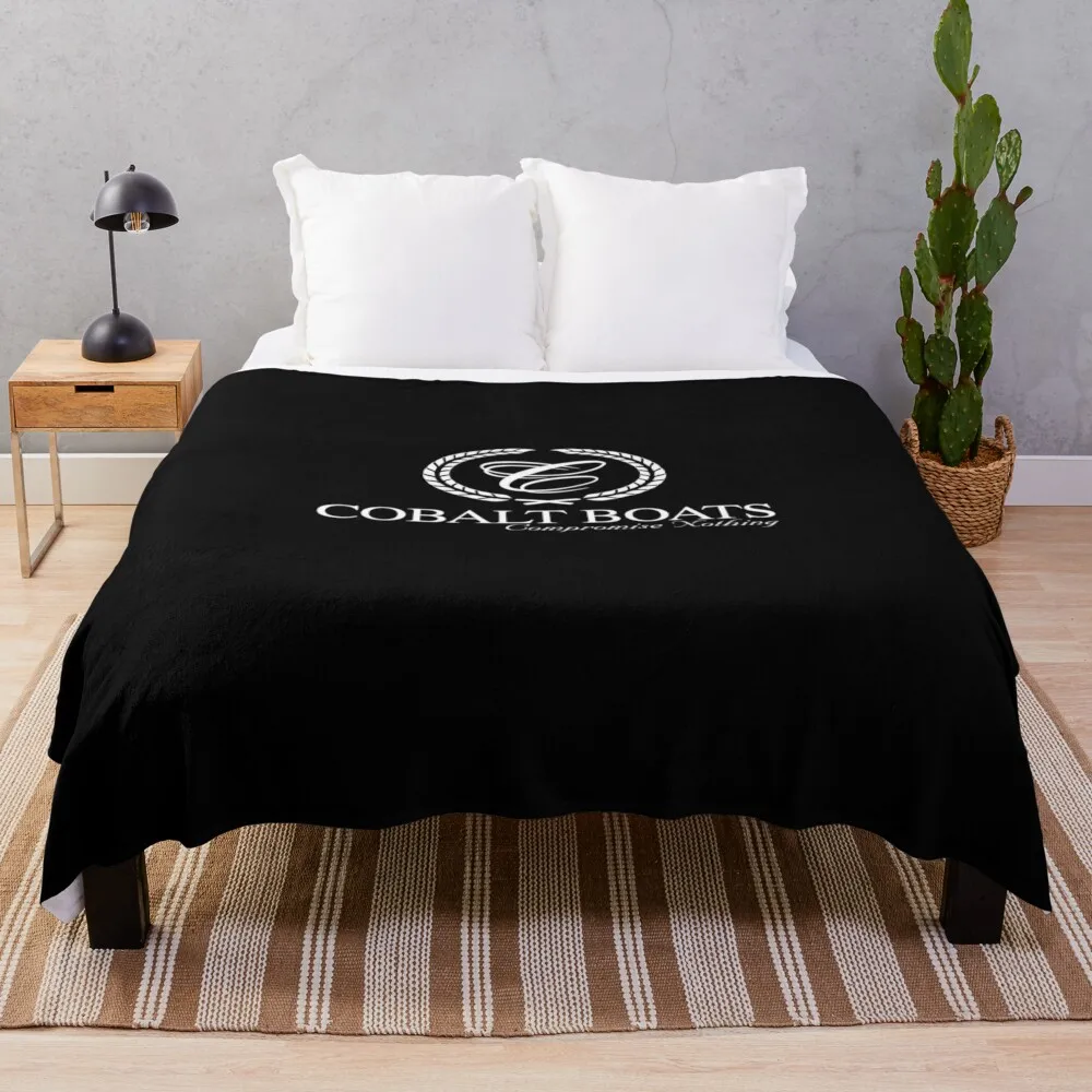 

Cobalt Boats Logo Throw Blanket Luxury Thicken Blanket Blankets For Bed Hairy Blanket