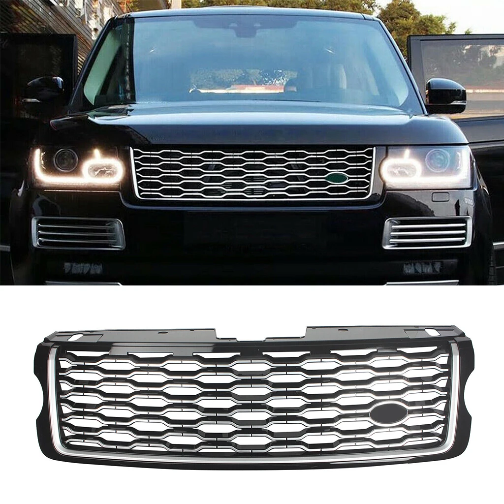 

Glossy black Car Front Bumper Grille For Land Rover Range Rover Vogue L405 2013 2014 2015 2016 2017 Car Accessories