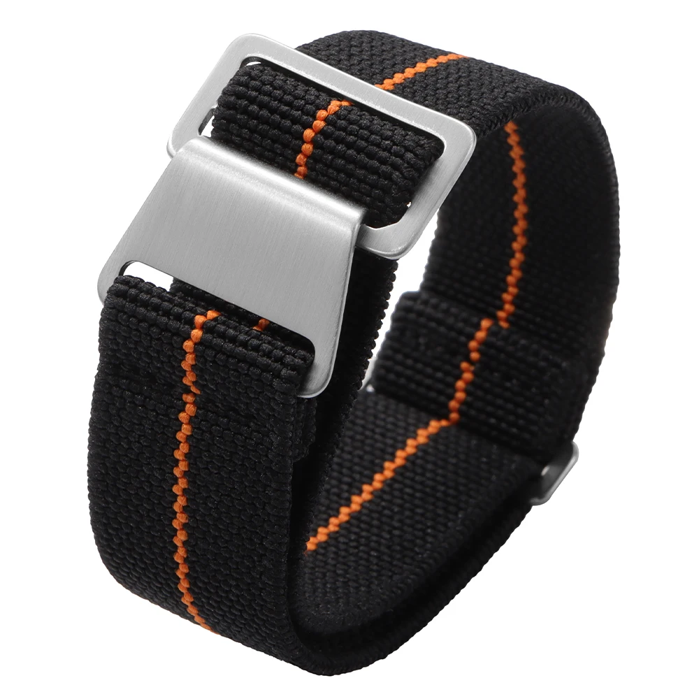 Nylon Parachute Elastic Breathable Watchbands – Skin-Friendly Straps