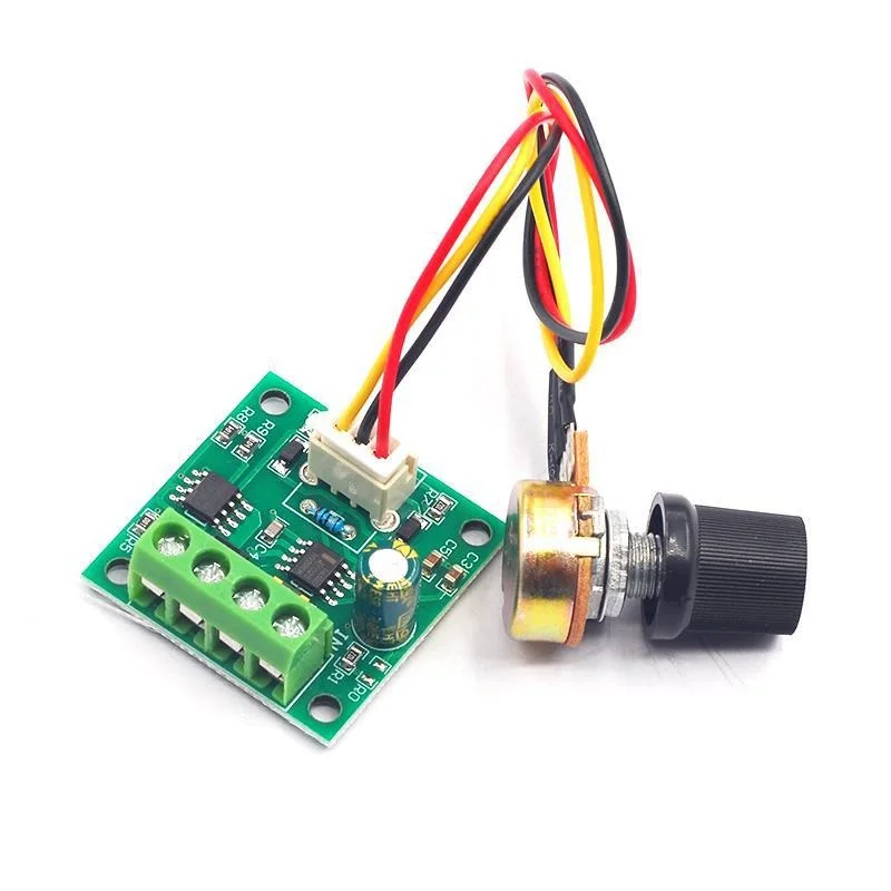 

PWM DC 1.8V to 3V 5V 6V 12V 15V 2A Motor Governor Speed Controller Automatic Regulator Control Low Voltage Module W/ Potentiomer