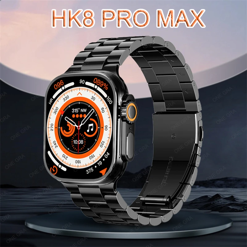 New Hk8 Pro Max Ultra Smart Watch Men 49mm Amoled Screen Compass Nfc ...