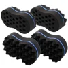 Curly Hair Styling Sponge Brush Double Sided  Sponge Brushes Multi-holes Side Braid Twist Hair Curl Wave hair brush for Afico 2