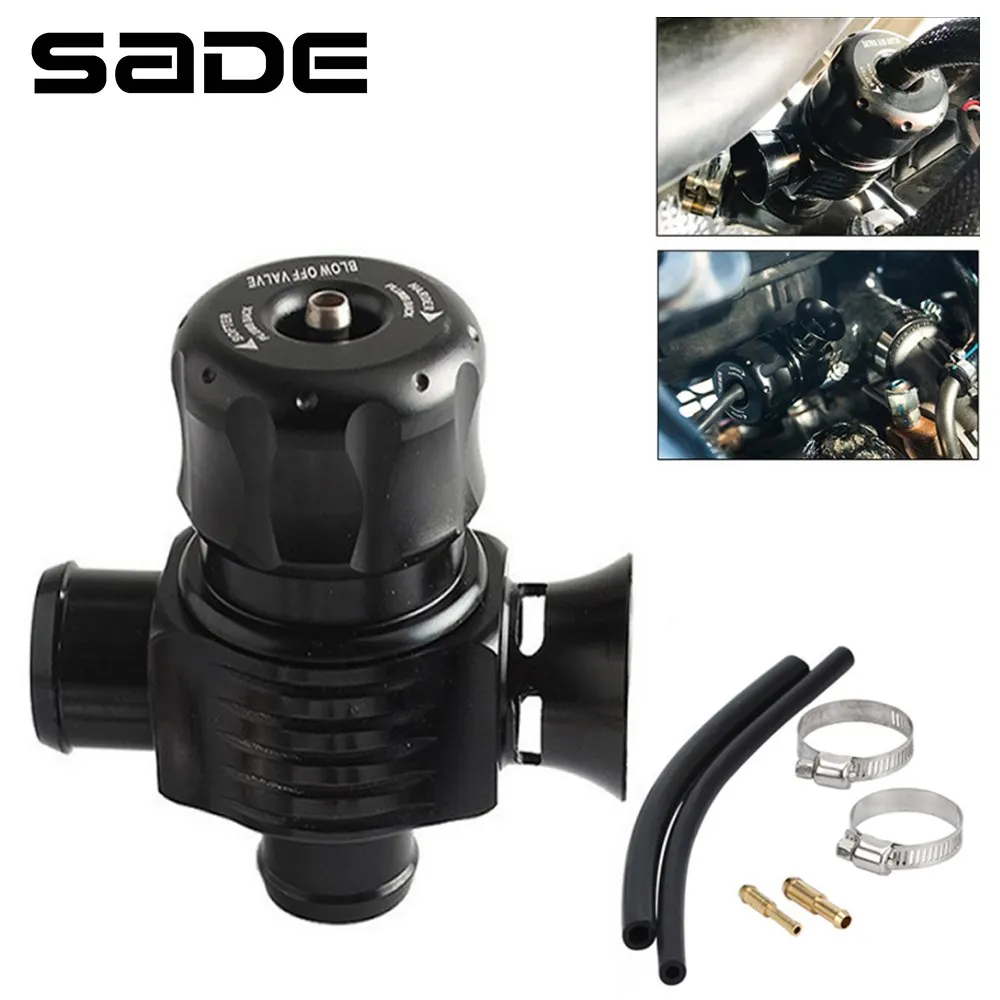 Universal Turbo Diverter Dump Blow Off Valve Dual Port With Horn For Vw