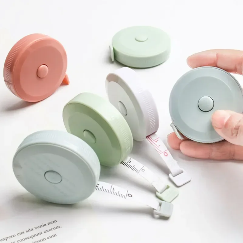 150cm Tape Measure Portable Retractable Kids Height Measuring Tool Sewing Tailor Ruler Office Measure Waist tape measure measuring tape measuring ruler